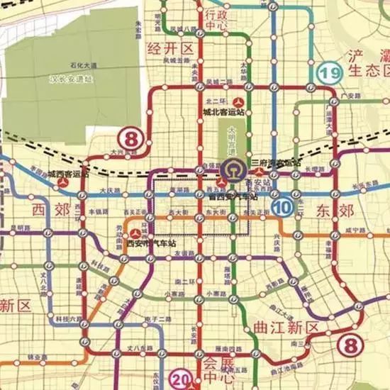 西安地鐵8號線最新站點概覽