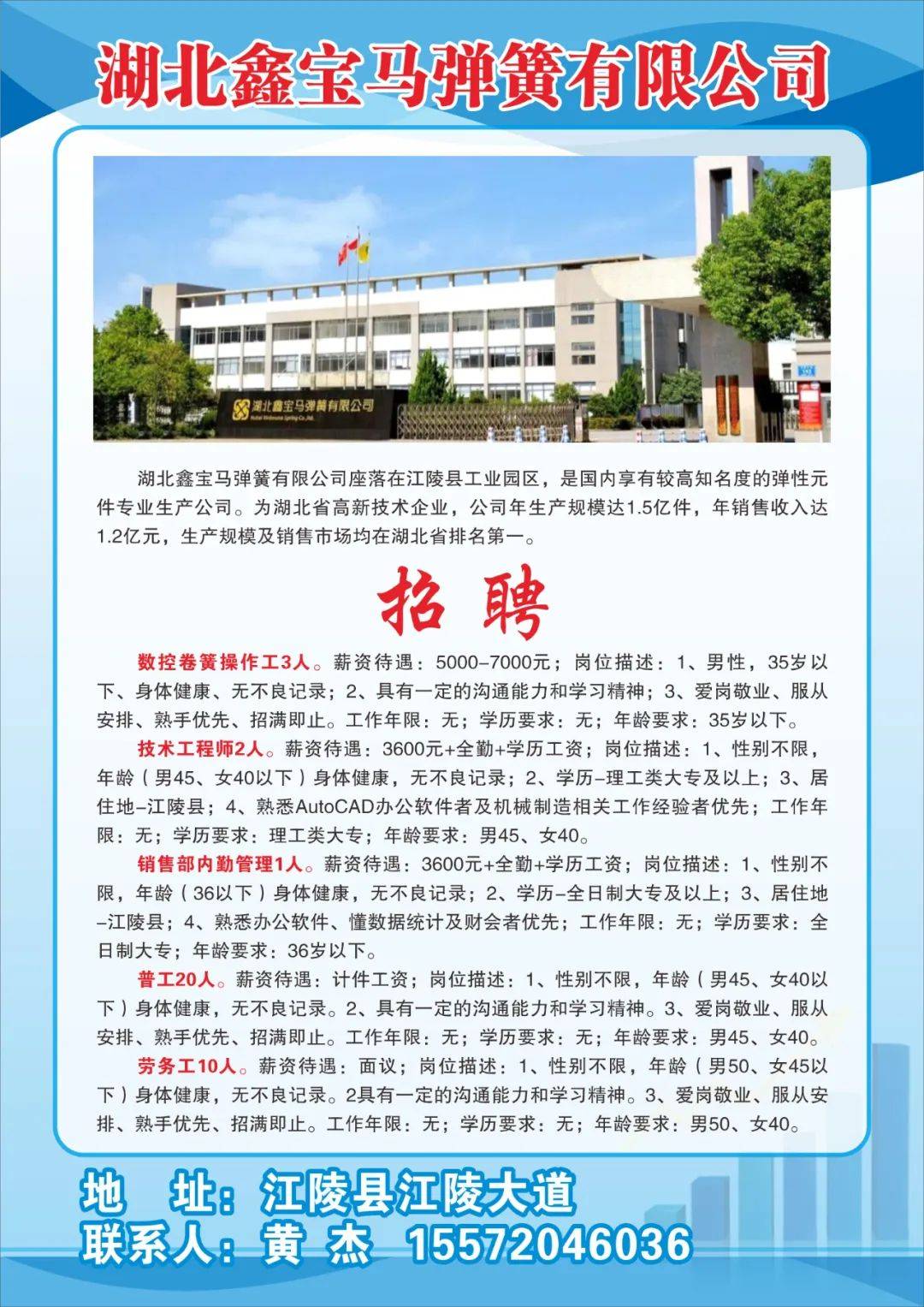 嘉魚最新一招聘信息概覽