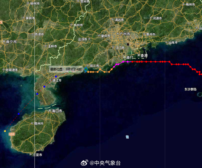 海陵島臺風最新消息
