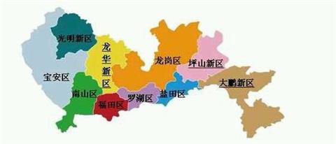 深圳最新行政區(qū)劃地圖解析